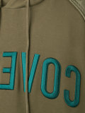 contrast sleeve hoodie 