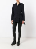 layered fitted jacket