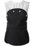 button detail blouse