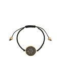 elephant coin pendant string bracelet