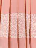 embellished crepe mini skirt