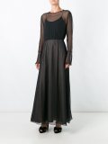 sheer layer dress