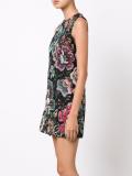 floral jacquard dress