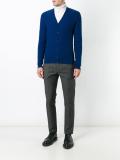 jacquard v neck cardigan