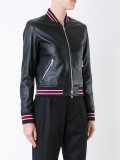 cropped leather jacket 
