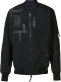 patchwork bomber jacket