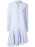 pleated shirt dress