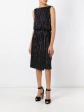 glitter pinstripe dress