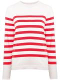 striped crew neck jumper