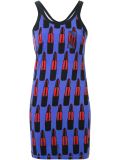 lipstick print tank dress