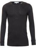 Long-Sleeved Henley T-Shirt