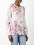 floral print blouse 