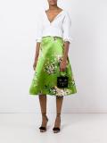 floral print A-line skirt