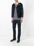 hooded bomber jacket  