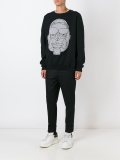 'Puffa Face'套头衫