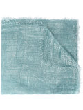 raw edge scarf