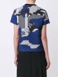 patterned camouflage T-shirt
