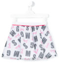 logo print skirt 