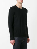 embroidered logo sweatshirt 