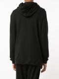 twirled neck hoodie