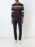 contrast stripe jumper 