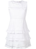 ruffle detail sleeveless dress