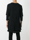 half sleeve layered top