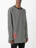 Mirror striped sweatshirt
