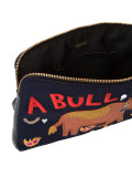 'Safari' embroidered clutch