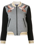 hummingbird printed bomber jacket