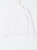 zipped rain jacket
