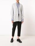 fringe trim cardigan 