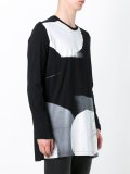 printed long sleeve sweater
