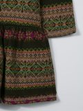 fair isle print dress