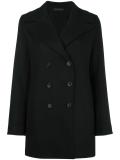 double-breasted boxy coat