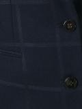 tonal check blazer