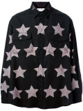 star print oversized shirt