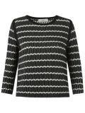 printed knit blouse 