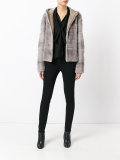 hooded coat
