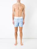 Turkish tile print swim shorts