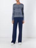 long sleeved tartan top