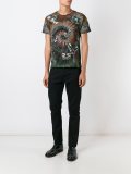 'Rockstud Tie & Dye'蝴蝶刺绣T恤