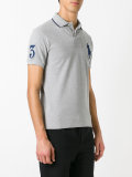logo patch polo shirt 