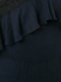long halter-neck dress 