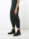 drawstring striped pants 