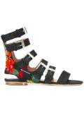 'Nina' denim sandals