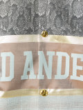 printed panel bomber jacket