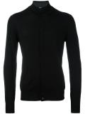 buttoned V-neck jumper