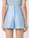 high-waisted lace shorts