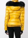 zipped hooded jacket